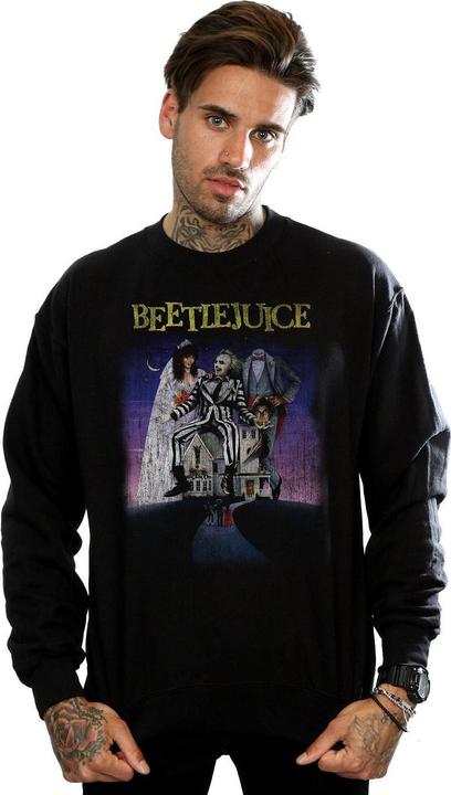 Immagine prodotto Beetlejuice Felpa poster in cotone invecchiato (M)