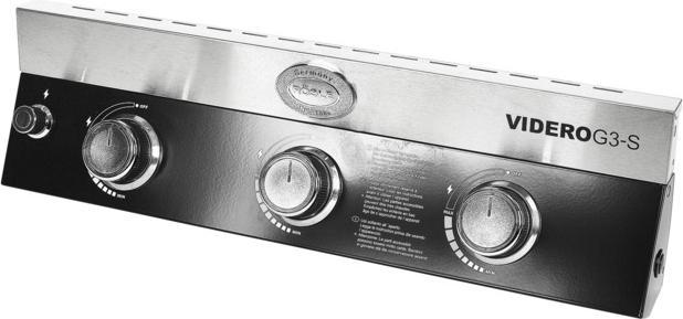 Actual product image Rösle Control panel G3-S black, 50mbarwith quick plug-in
