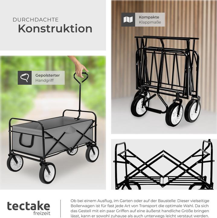 Image du produit tectake Chariot pliable