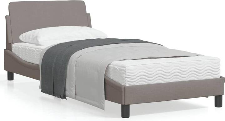 Image du produit VidaXL Cadre de lit avec tête de lit en tissu (90 x 200 cm)