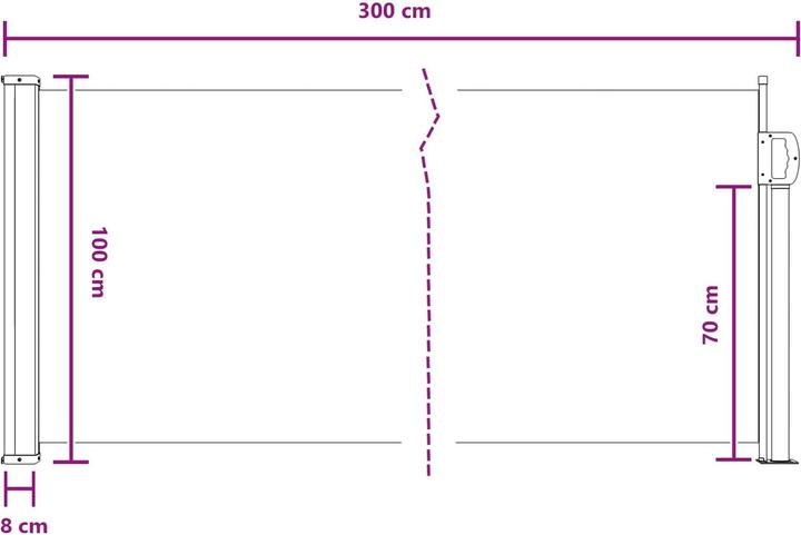 Produktbild vidaXL Terrassenmarkise (2.99 m)