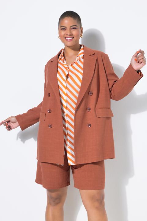 Produktbild Studio Untold Leinenmix-Blazer, Loose Fit, Doppelreiher (46, 48)