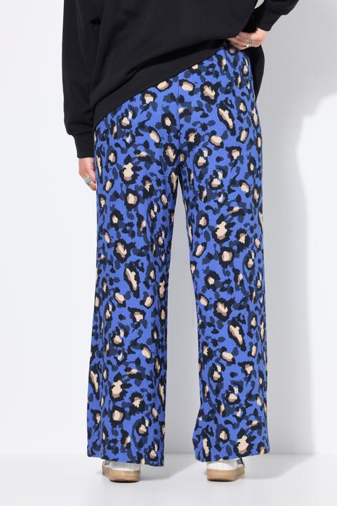 Immagine prodotto Studio Untold Pantaloni in mussola con taglio della gamba ampio e design leopardato colorato (58)