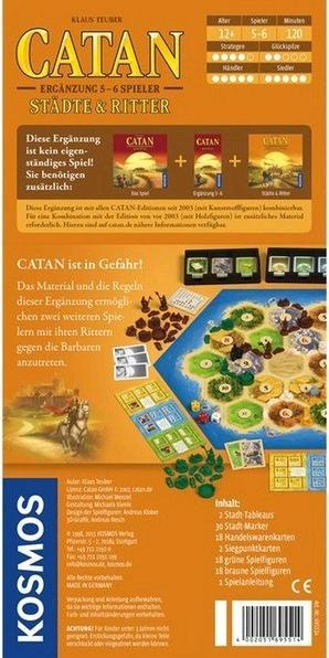Produktbild Kosmos Die Siedler von Catan: Städte Ritter (Deutsch)