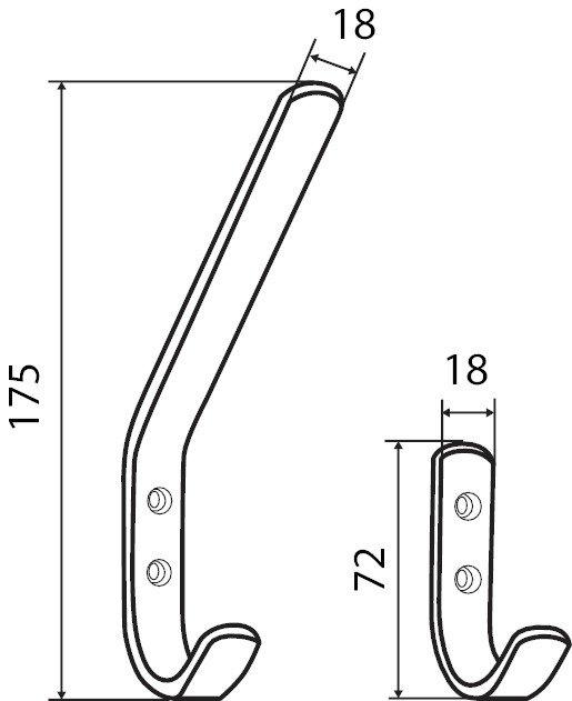 Actual product image Werkstarck Coat hook