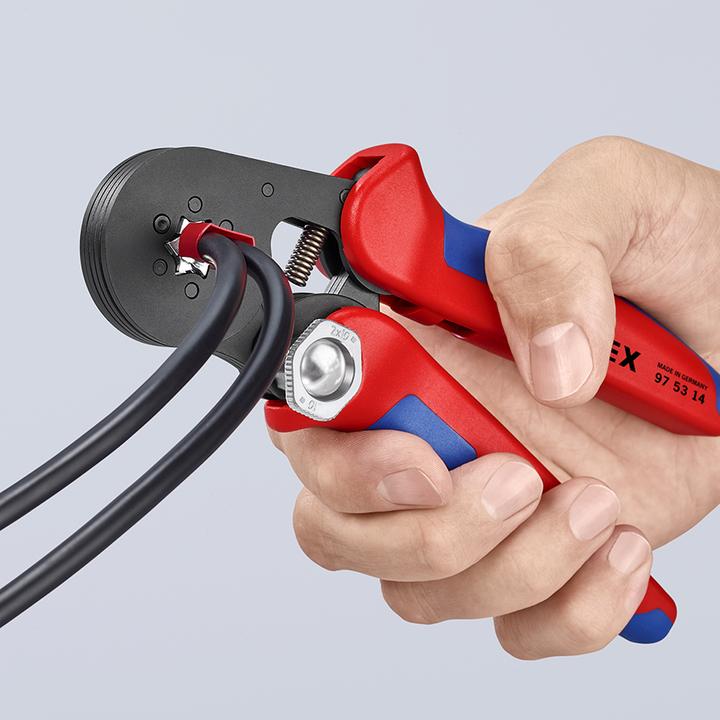 Image du produit Knipex Pince à sertir auto-réglable (180 mm)