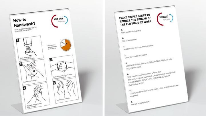 Produktbild Durable Präsentationsständer A4,transparent (A4)