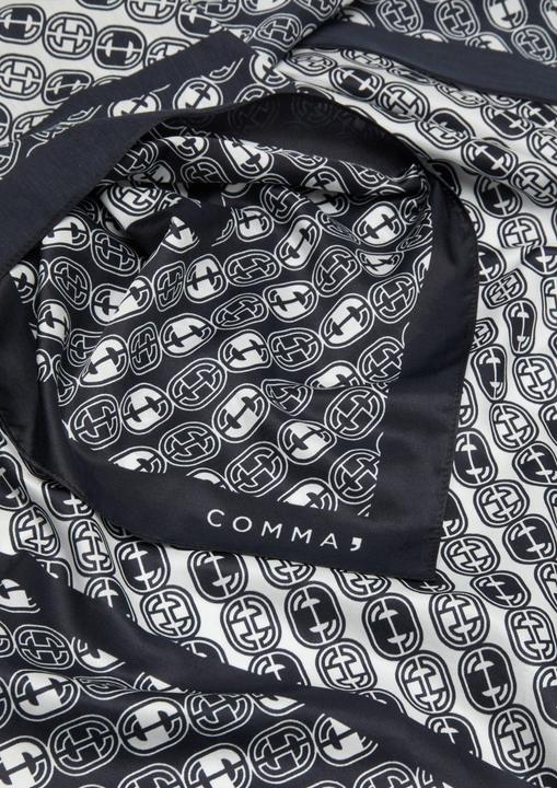 Immagine prodotto Comma Tuch Schal aus Satin mit Icon-Muster