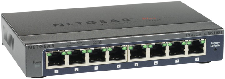 Productafbeelding Netgear Gs108e-300pes (8 Havens)