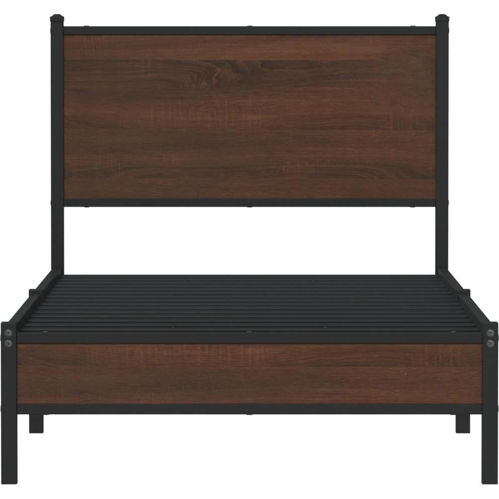 Thumbnail - VidaXL, Bett, Bettgestell mit Kopfteil (75 x 190 cm)