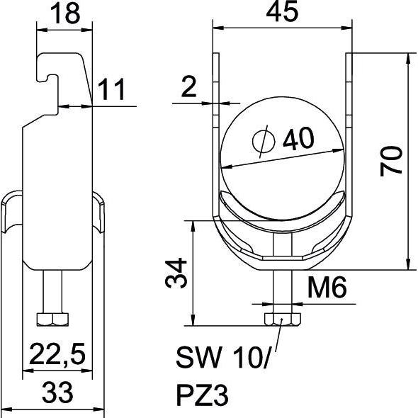Thumbnail - OBO Bettermann, Kabelhalter, Bügelschelle