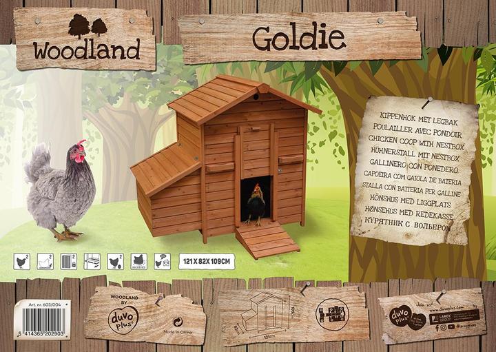 Actual product image EBI Duvo+ Woodland chicken coop Hennie Classic