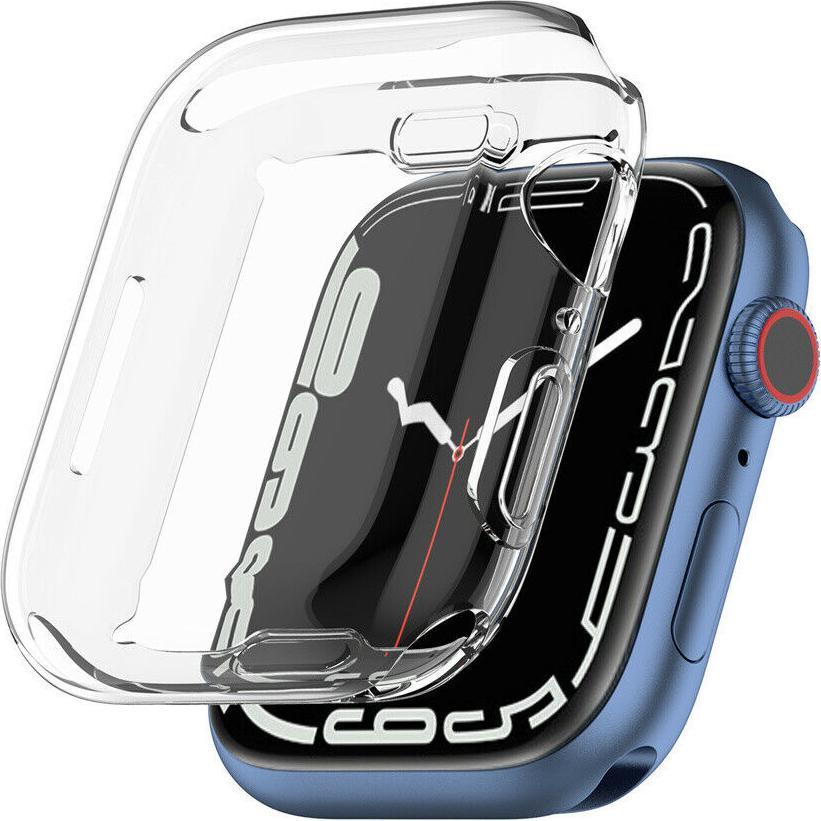 Strap-it TPU-Hülle (Silikon, Apple Watch), Uhrenarmband, Transparent