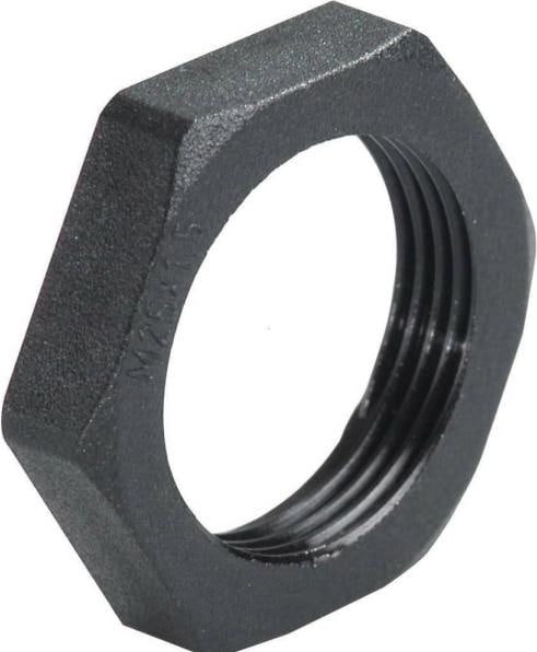 Actual product image Kaiser Låsemøtrik M12 Plastic Lysegrå 100 stk