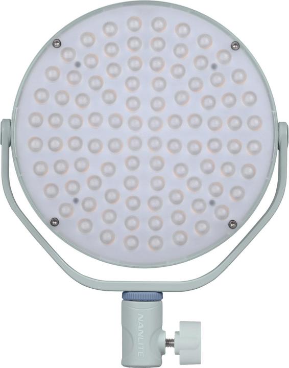 Actual product image Nanlite Miro 30C LED Full-Colour Round Panel Light (Mint Blue)