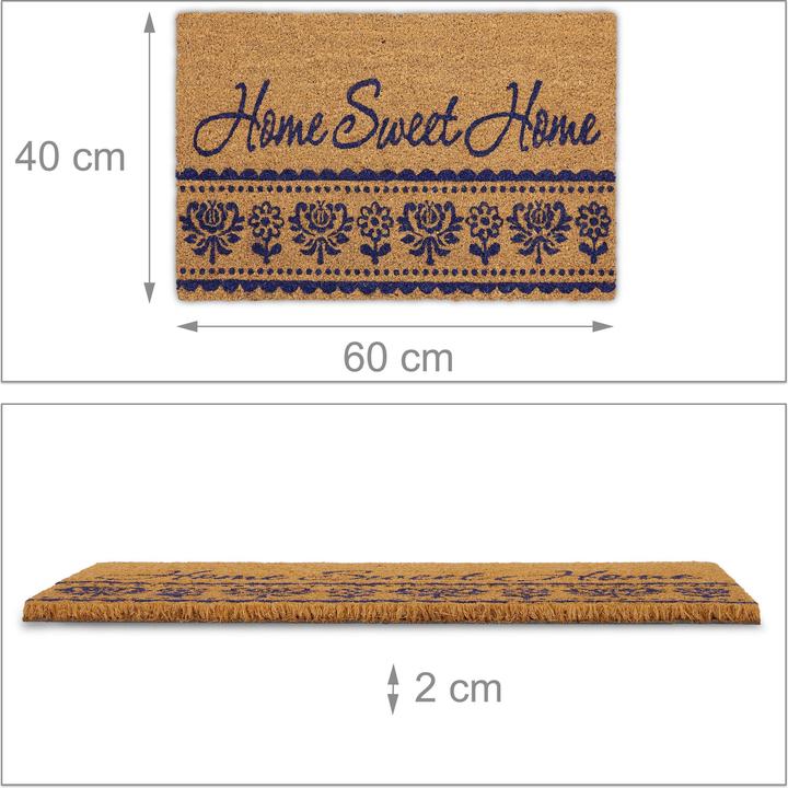 Image du produit Relaxdays Tapis de sol (60 x 40 x 2 cm)