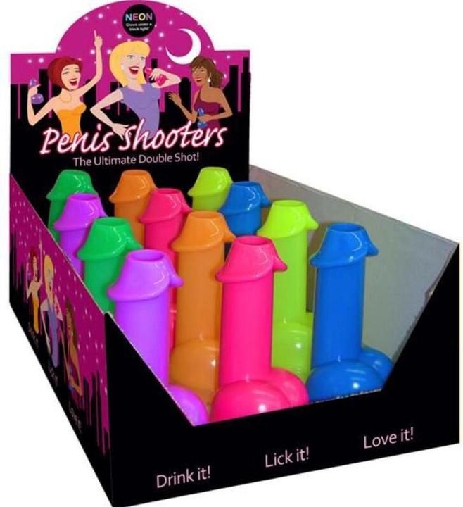 Productafbeelding Kheper Games Neon Shots Vorm Penis 1 Eenheid (Willekeurige Kleur) (Diverse)