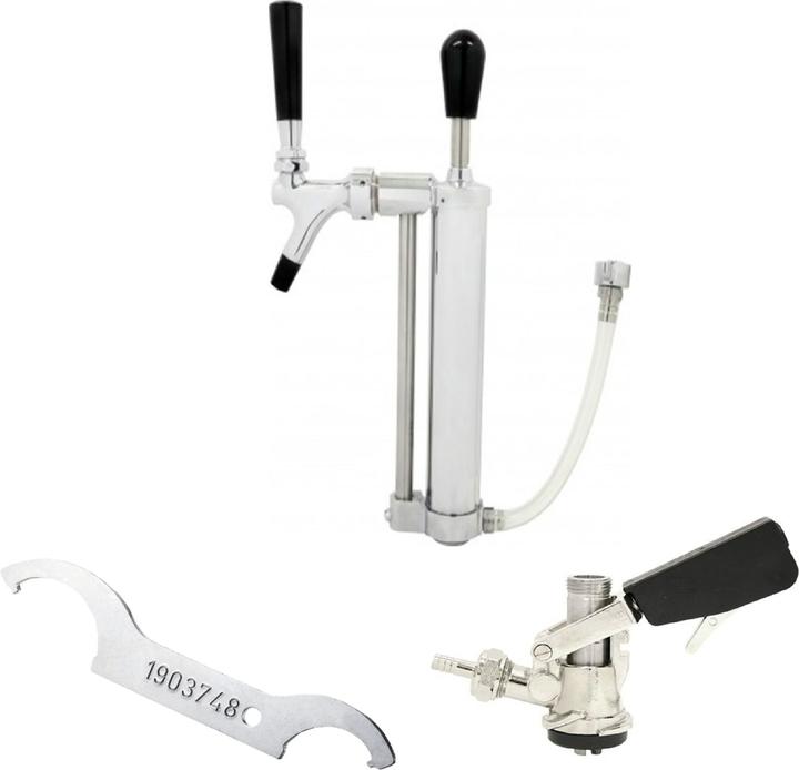 Ich-zapfe Bierpumpe, Picknickpumpe - Sets mit Kolbenschankhahn 5/8 Co2-Abgang