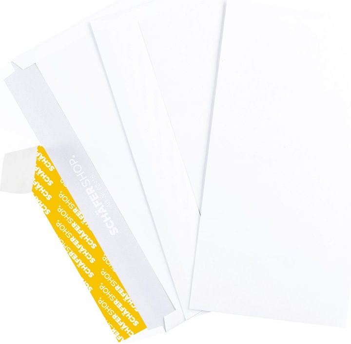 Produktbild Schäfer Shop Pure Briefumschläge, DIN lang mit Haftklebung, 250 Stück (DL, 250 x)