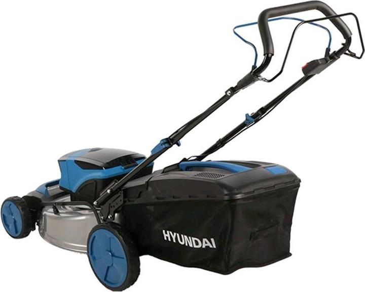 Actual product image Hyundai Power Products Hyundai SRCZE46A Selbstfahrender AkkuRasenmäher2x40V4Ah, Schnittbreite 46cm (Rechargeable battery operated)
