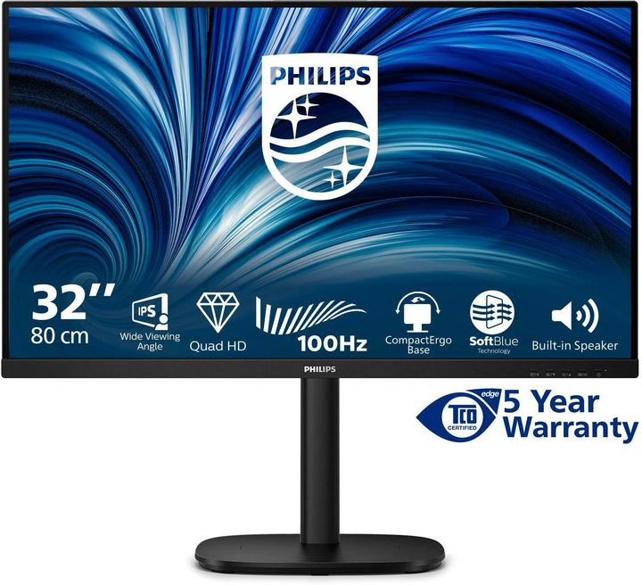 Philips MMD 32B2N3500/00 IPS Monitor,,, Speakers, 2x HDMI, DisplayPort, USB Hub (2560 x 1440 Pixel, 31.50")