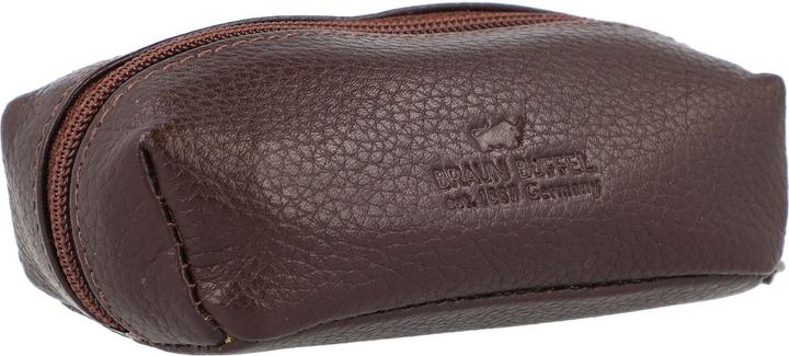 Actual product image Braun Büffel Prato leather key case 9 cm