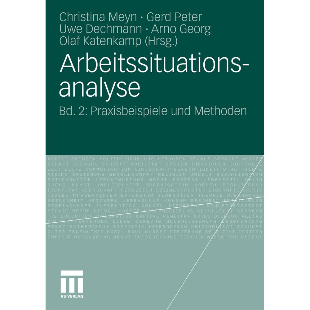 Arbeitssituationsanalyse, Fachbücher von Arno Georg, Uwe Dechmann, Gerd Peter, Christina Meyn, Olaf Katenkamp