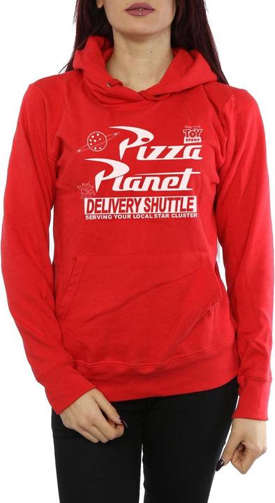 Immagine prodotto Disney Toy Story Pizza Planet Logo Felpa con Cappuccio Donna (M)