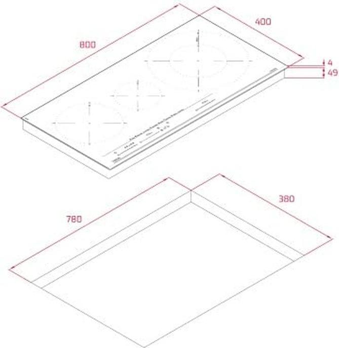 Actual product image Teka IZC 83620 MST (80 cm, Induction hob)