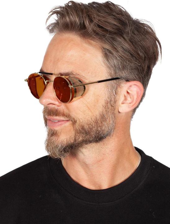 Produktbild Metamorph Steampunk Brille mit Seitenschutz