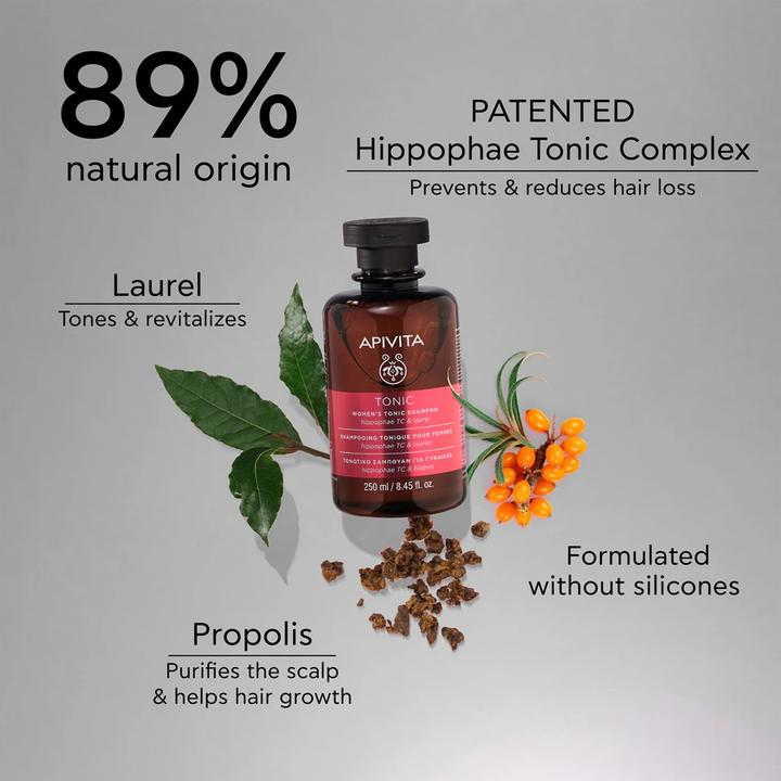 Produktbild Apivita Hippophae TC & Laurel (Flüssiges Shampoo, 250 ml)