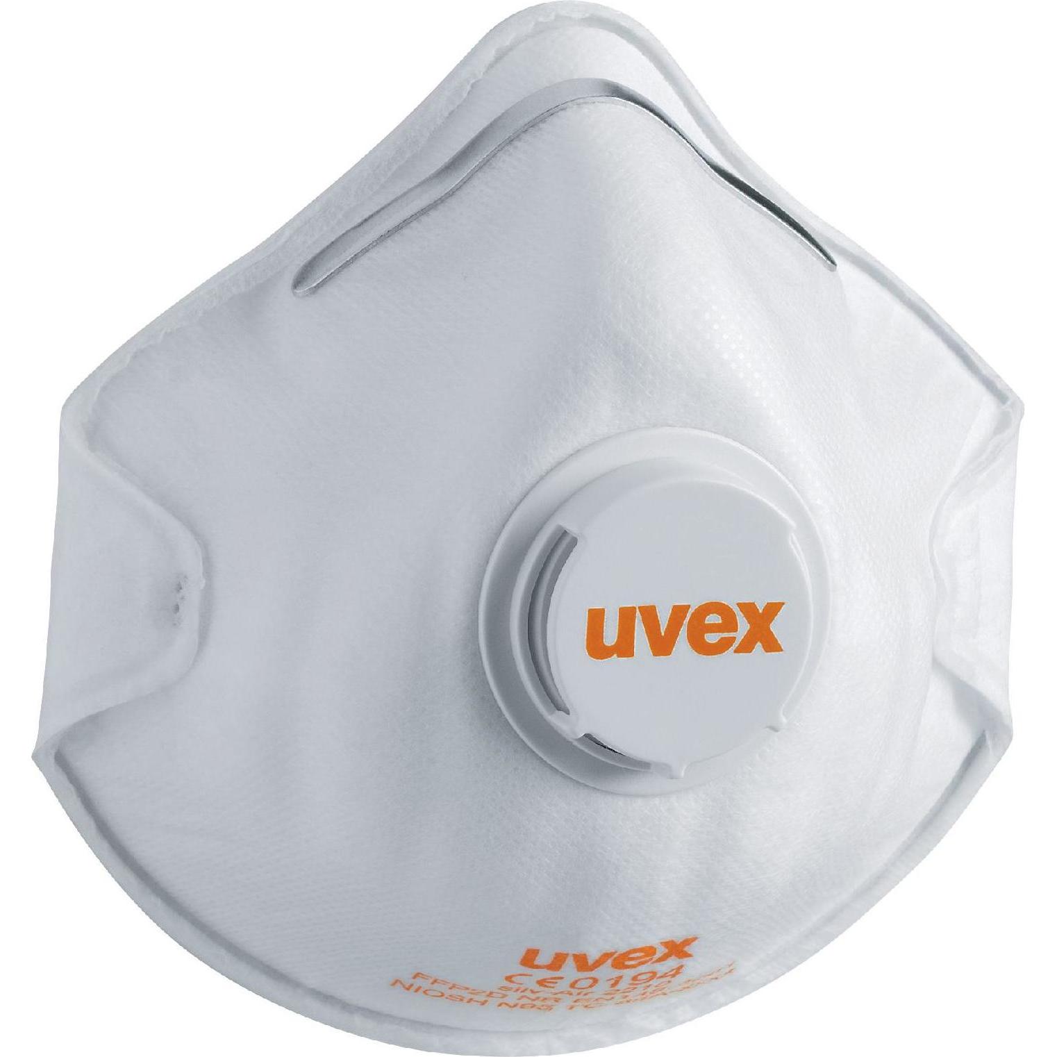 Uvex Safety, Atemschutzmaske, Feinstaubmaske mit Ventil FFP2 (FFP2, 3 x)