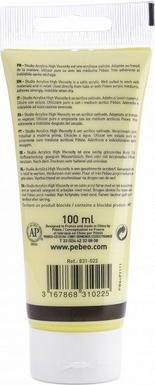 Actual product image Pebeo Studio Acrylics fine acrylic (Cadmium yellow Lemon Imit., 100 ml)