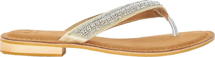 Actual product image Dune London Womens/Ladies Labyrinth Beaded Suede Toe Post Flat Sandals (36)