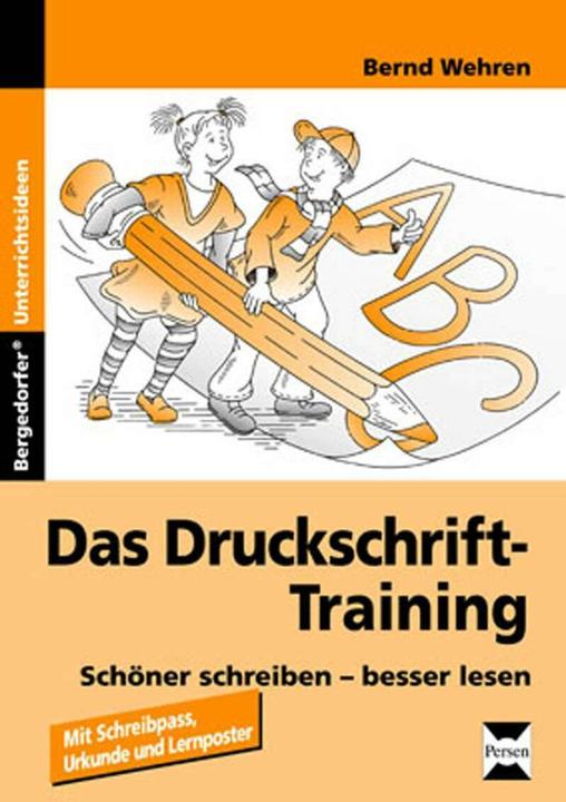 Produktbild Das Druckschrift-Training (Deutsch, Bernd Wehren, 2010)