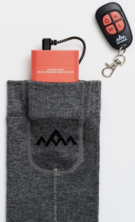 Actual product image Heat Experience Heated Everyday Socks w.batteries V2 (M)