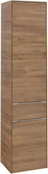 Griff: Aluminium glänzend, Front/Korpus: Kansas Oak