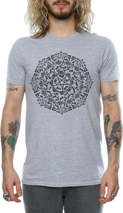 Actual product image Supernatural Mens Symbol Circle T-Shirt (S)