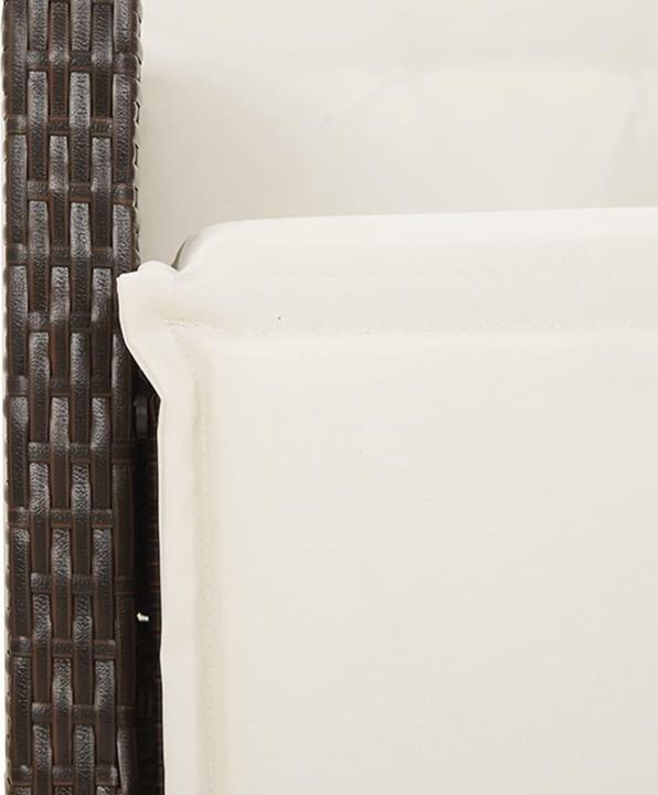 Produktbild vidaXL Gartensessel mit Fussteil Verstellbar