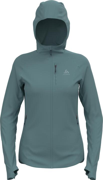 Immagine prodotto Odlo Felpa a strato medio con cappuccio e zip intera ASCENT MICRO PW 125 (XS)