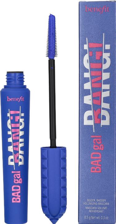 Actual product image BeneFit Cosmetics Benefit Badgal Bang! Power Blue Volumizing Mascara Full Size 0.3oz 8.5g (Power Blue)
