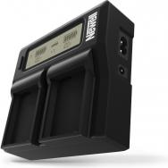 Actual product image Newell Camera charger DC-LCD dual-channel charger for NP-FP, NP-FH and NP-FV batteries (Camera battery charger)