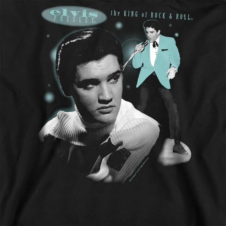 Produktbild Elvis Teal Portrait Sweatshirt (L)