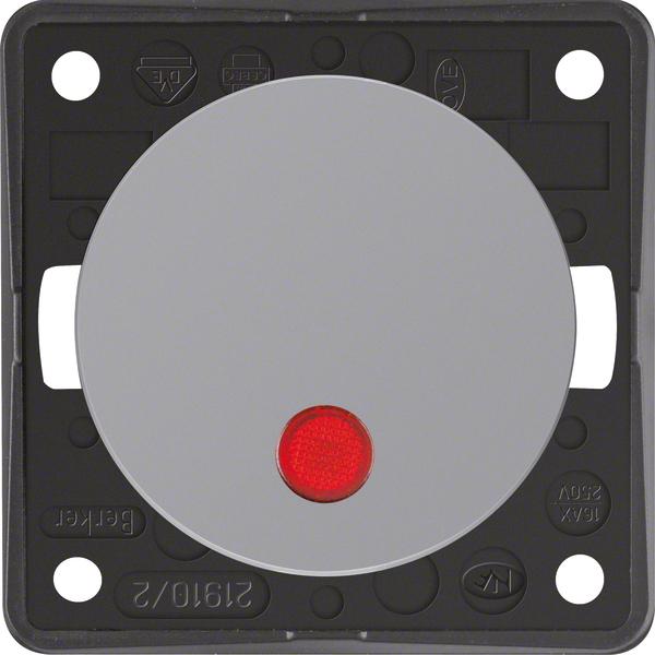 Berker 937522507, Taster + Schalter, Grau