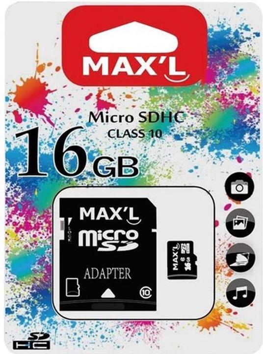 Maxell Maxl Micro SD Kaart 16GB (16 GB, microSDHC)
