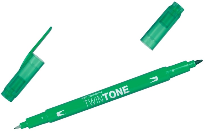 Produktbild Tombow Twintone Fasermaler (07, Green, 1 x)