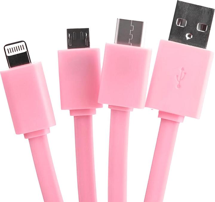 Image du produit Yello koko Câbles USB-A/Micro-USB et USB-C et Lightning (0.15 m, USB 3.0)