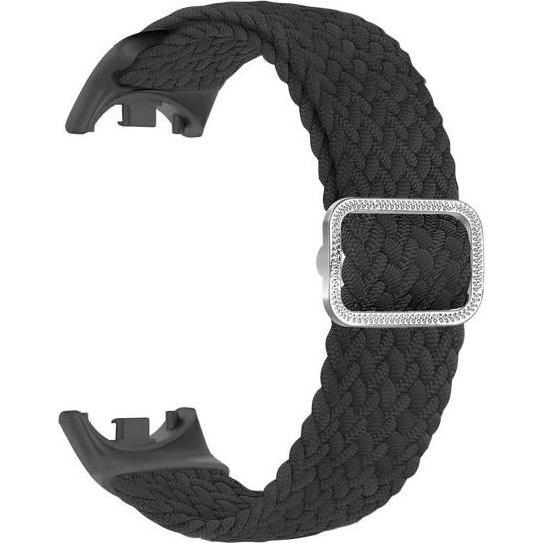 Beline pasek Mi Band 8 Nylon czarny/nero (Tessuto), Cinturini per orologi, Nero