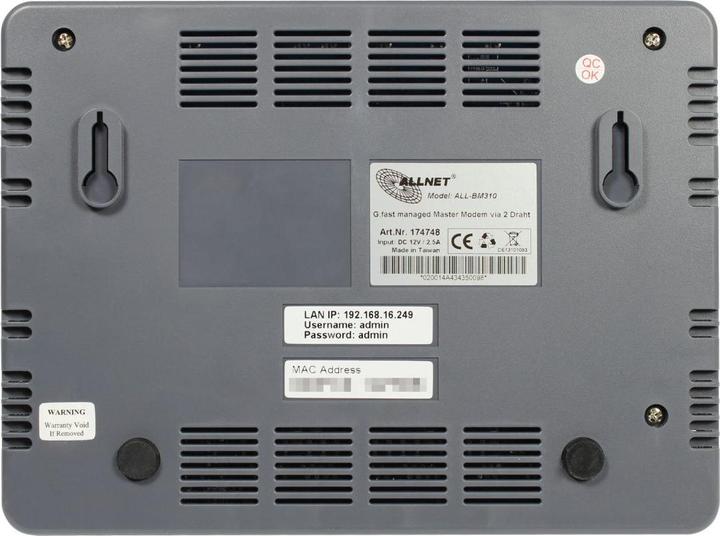Actual product image Allnet ALL-BM310 100000 Kbit/s