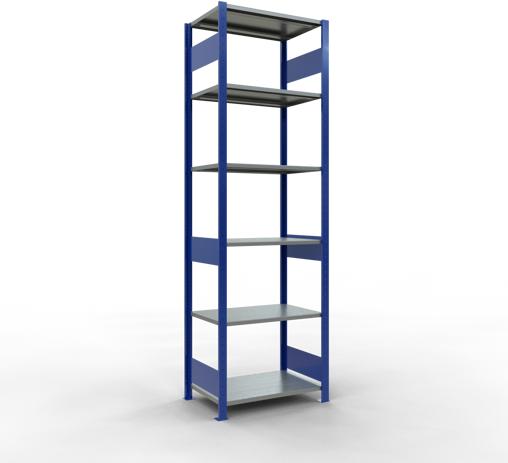 Immagine prodotto Schulte Lagertechnik Sistema di scaffalature di base senza viti MULTIplus150 con ripiani di lunghezza